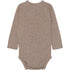 Mikk-Line Wool/Bamboo Bodysuit Long Sleeves (Solid) Wool Melange Denver